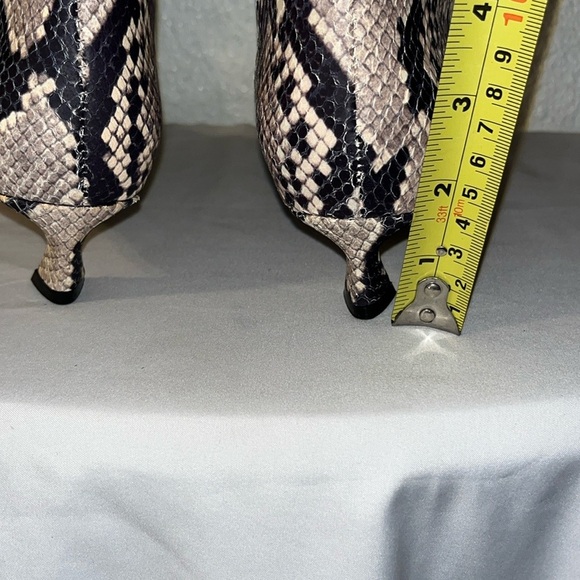 Gianni Bini Gray and Cream Over the Knee Boots - Picture 4 of 16